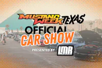 Mustang week Car Show graphic