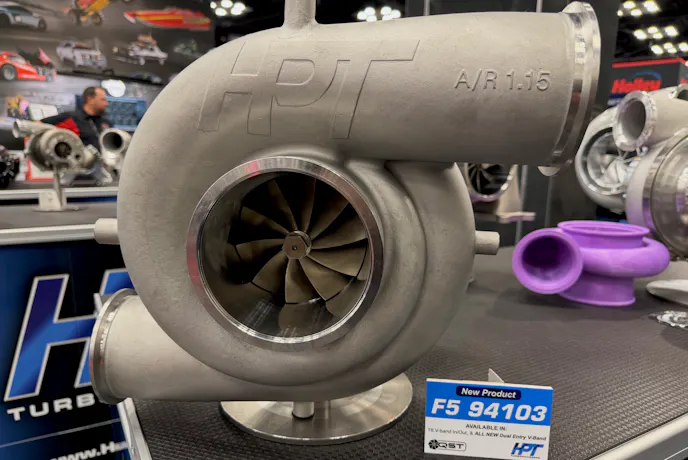 HPT Turbochargers’ F5 Dual-Entry turbocharger