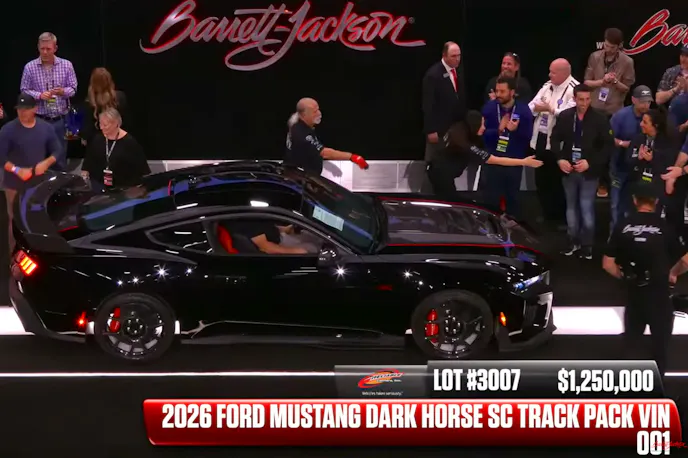 VIN 001 Dark Horse SC Sells For $1.25 Million