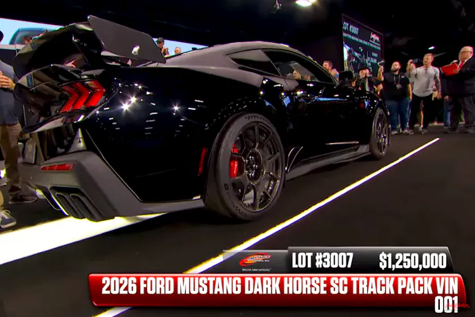 VIN 001 Dark Horse SC Sells For $1.25 Million