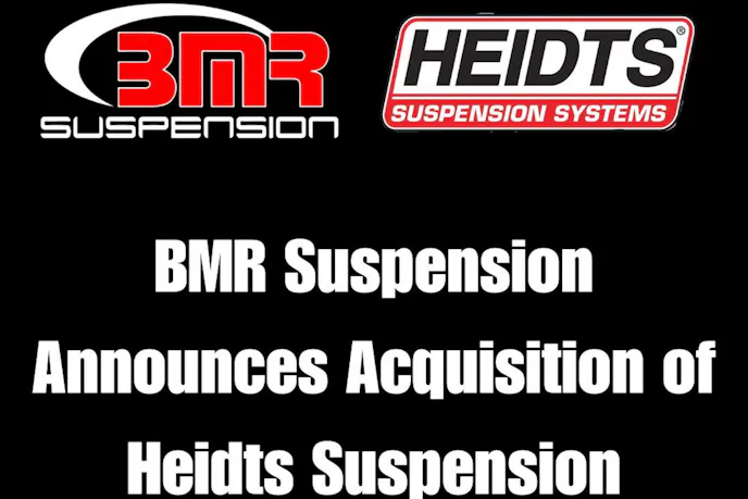 BMR Suspension Acquires Heidts Suspension