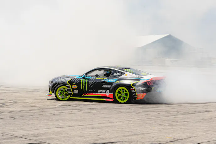 Vaughn Gittin Jr Drifting at Houston Motorsports Park
