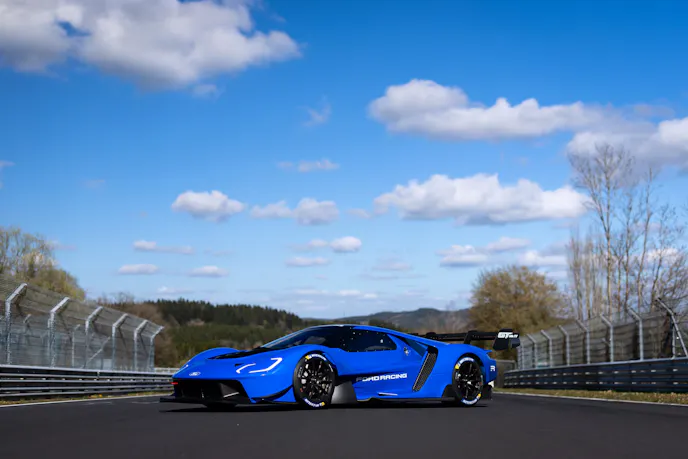 ord GT Mk IV sets the fastest time ever run at the Nürburgring by an American OEM and the third fastest time overall