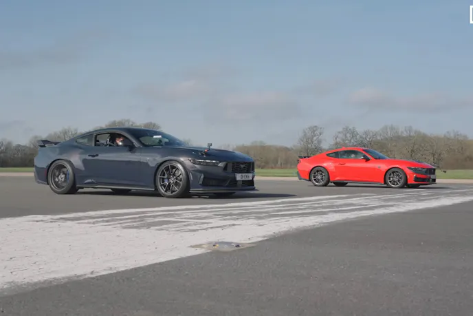 867 BHP Mustang vs stock Dark Horse