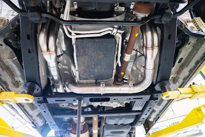 Ford Muscle x House of Boost Project Airstroke 2023 F-150 XL Header Upgrade