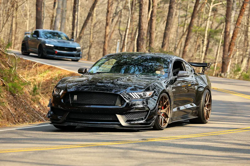 Dark Horse v Shelby GT350 v Mach 1