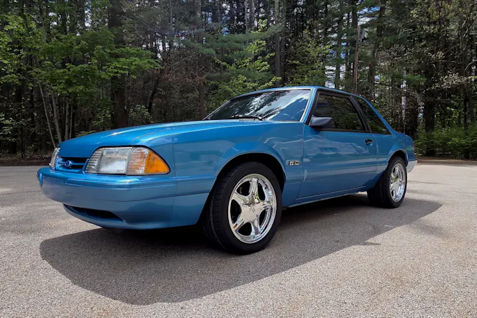 Bimini Blue 1992 Mustang LX Coupe Auction