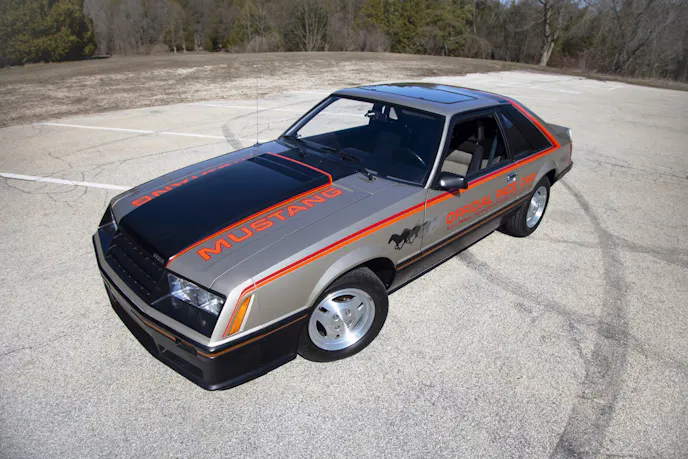 Low-Mileage Indy Pace Car Fox Mustang Headed For Auction
