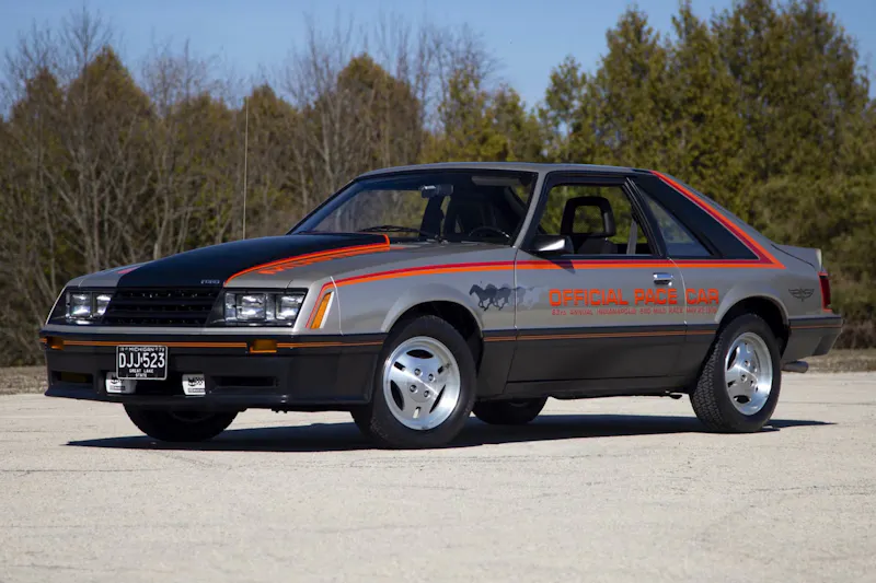 Low-Mileage Indy Pace Car Fox Mustang Headed For Auction