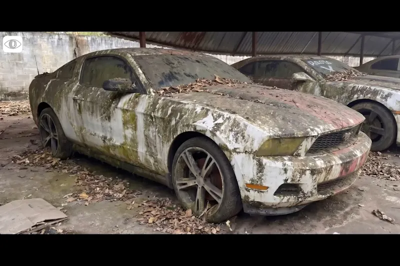 Abandoned Ford Mustang