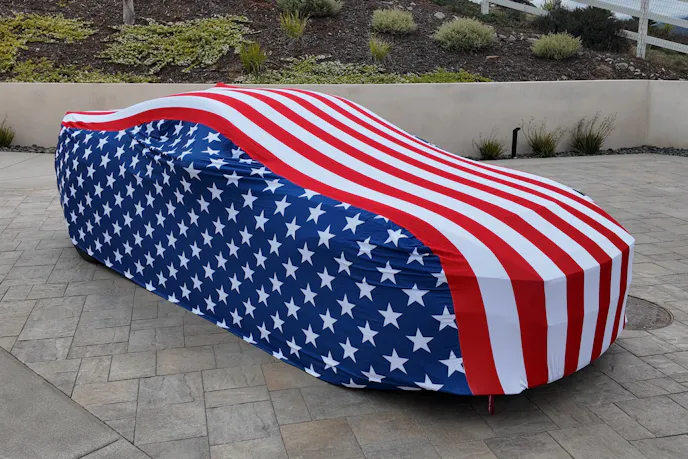 Magic Carpit Stars & Stripes Indoor Car Cover