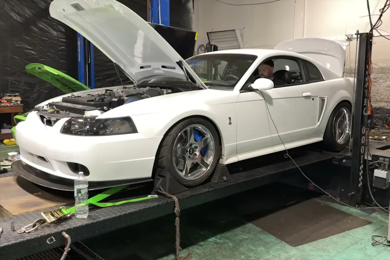 GT500-swapped SVT Cobra on the Dyno