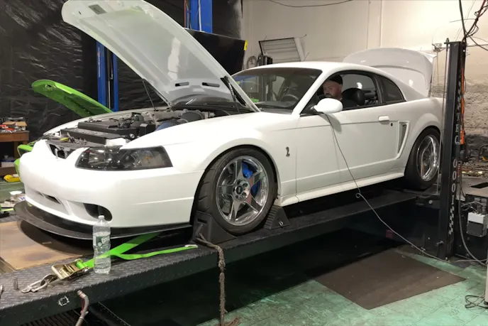 GT500-swapped SVT Cobra on the Dyno