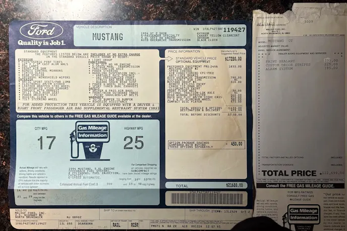 Based on this 1994 Mustang GT Auction Early SN-95s Are Affordable