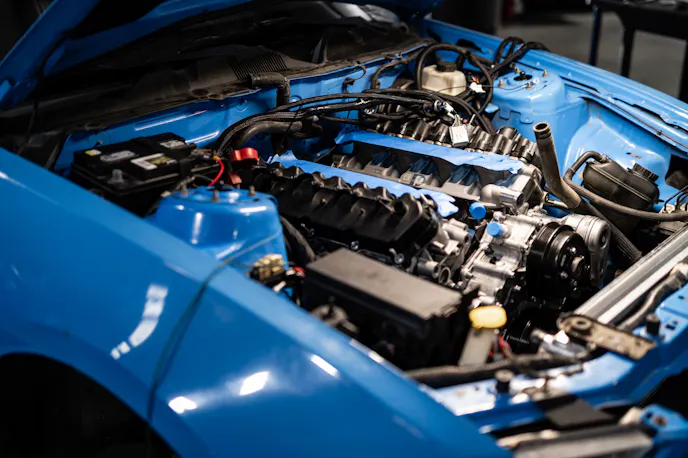 SPE Motorsport Godzilla 7.3-liter V8 Swap Project Blue Chew