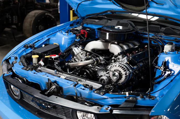 SPE Motorsport Godzilla 7.3-liter V8 Swap Project Blue Chew