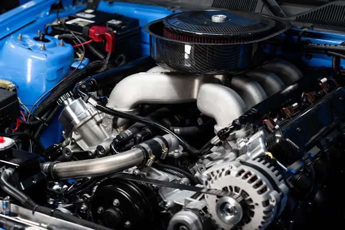 SPE Motorsport Godzilla 7.3-liter V8 Swap Project Blue Chew