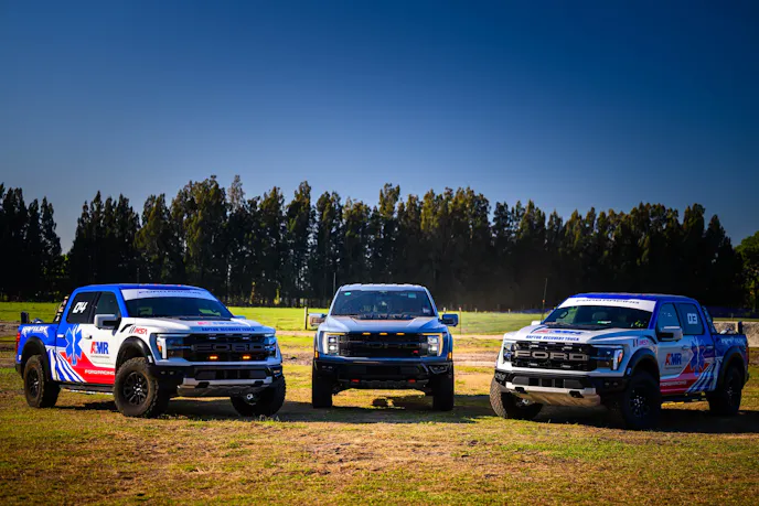 IMSA Rapid Response F-150 Raptors