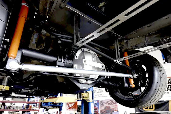 Fox v Ferrari Mustang Maximum Motorsports Suspension